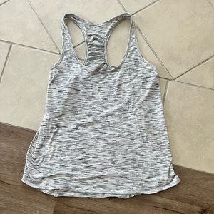 White/Black Lululemon Tank